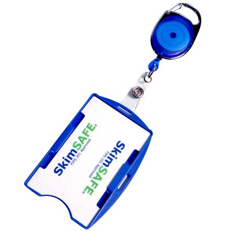 rfid blocking badge holder insert|retractable badge holder with wallet.